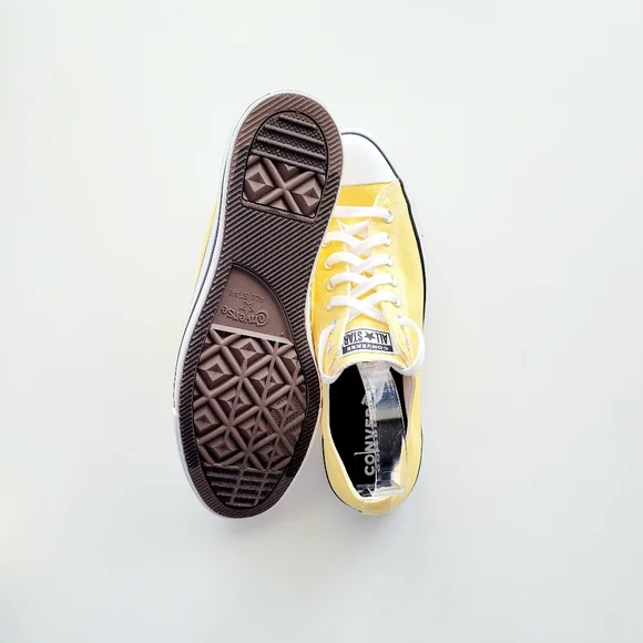 Converse CTAS OX Butter Yellow/White Men's 12/Women's 14 - Picture 5 of 6